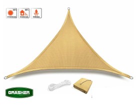 Πανί σκίασης τριγωνικό μπεζ