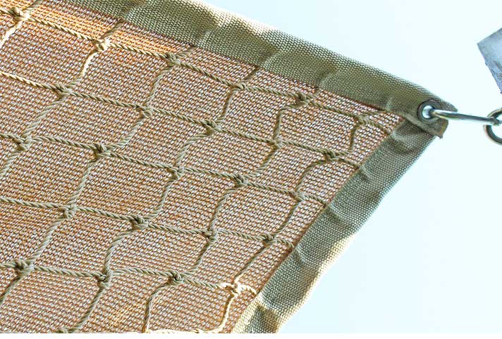 ΔΙΧΤΥ ΠΑΡΑΛΛΑΓΗΣ ΔΙΠΛΟ ΜΕ ΡΕΛΙ DESERT 190gr/m² ESHADOW 3X3m